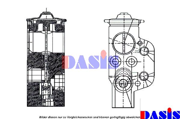 AKS DASIS išsiplėtimo vožtuvas, oro kondicionavimas 840065N